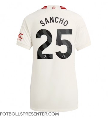 Manchester United Jadon Sancho #25 Tredje Matchtröja Dam 2023-24 Kortärmad